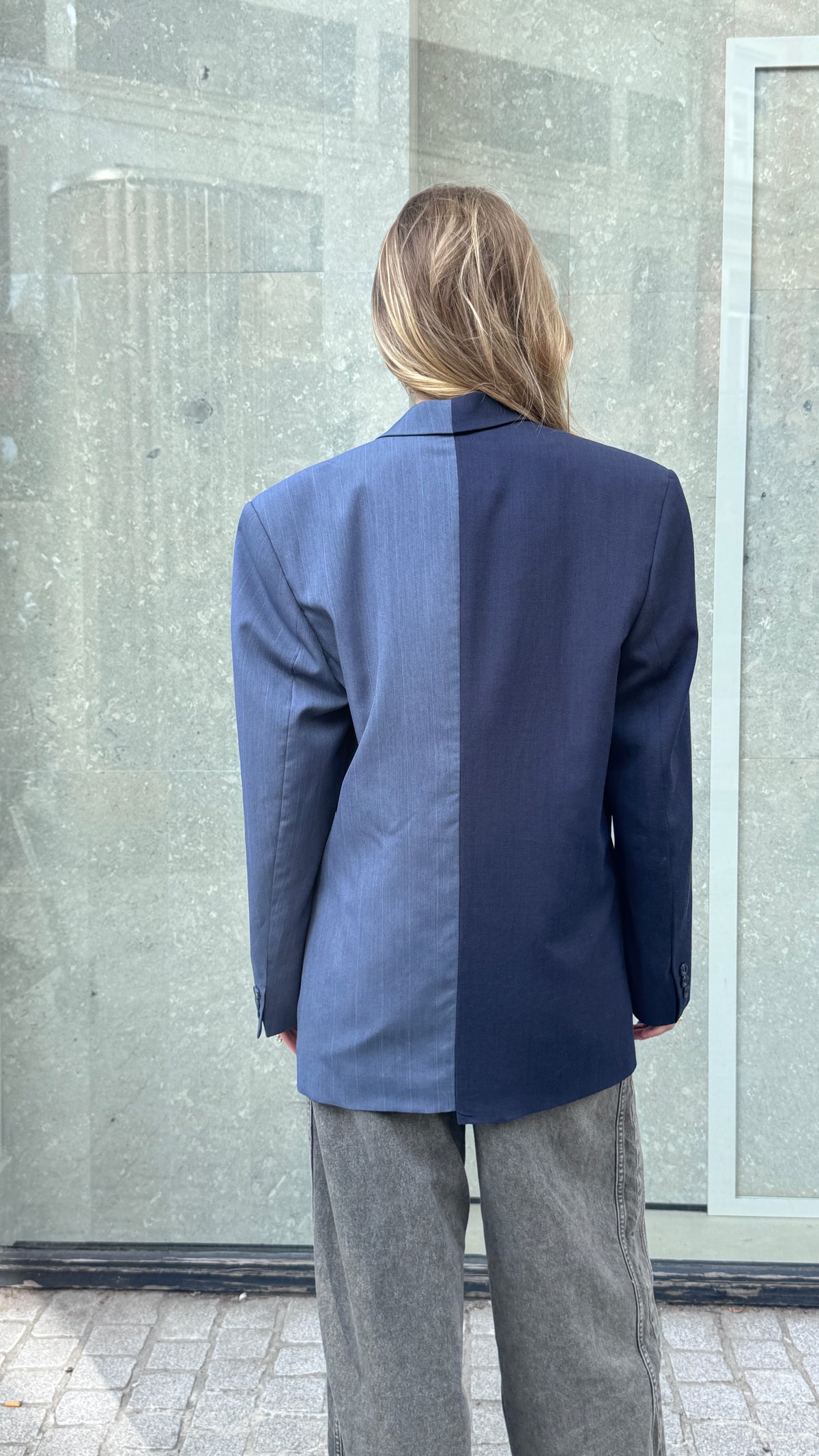 Twin Blazer Navy Blue M/L
