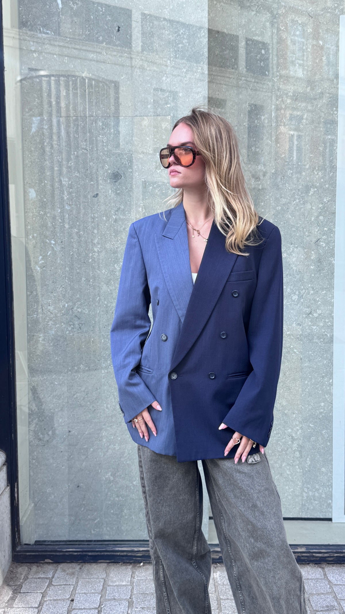 Twin Blazer Blue Navy M/L