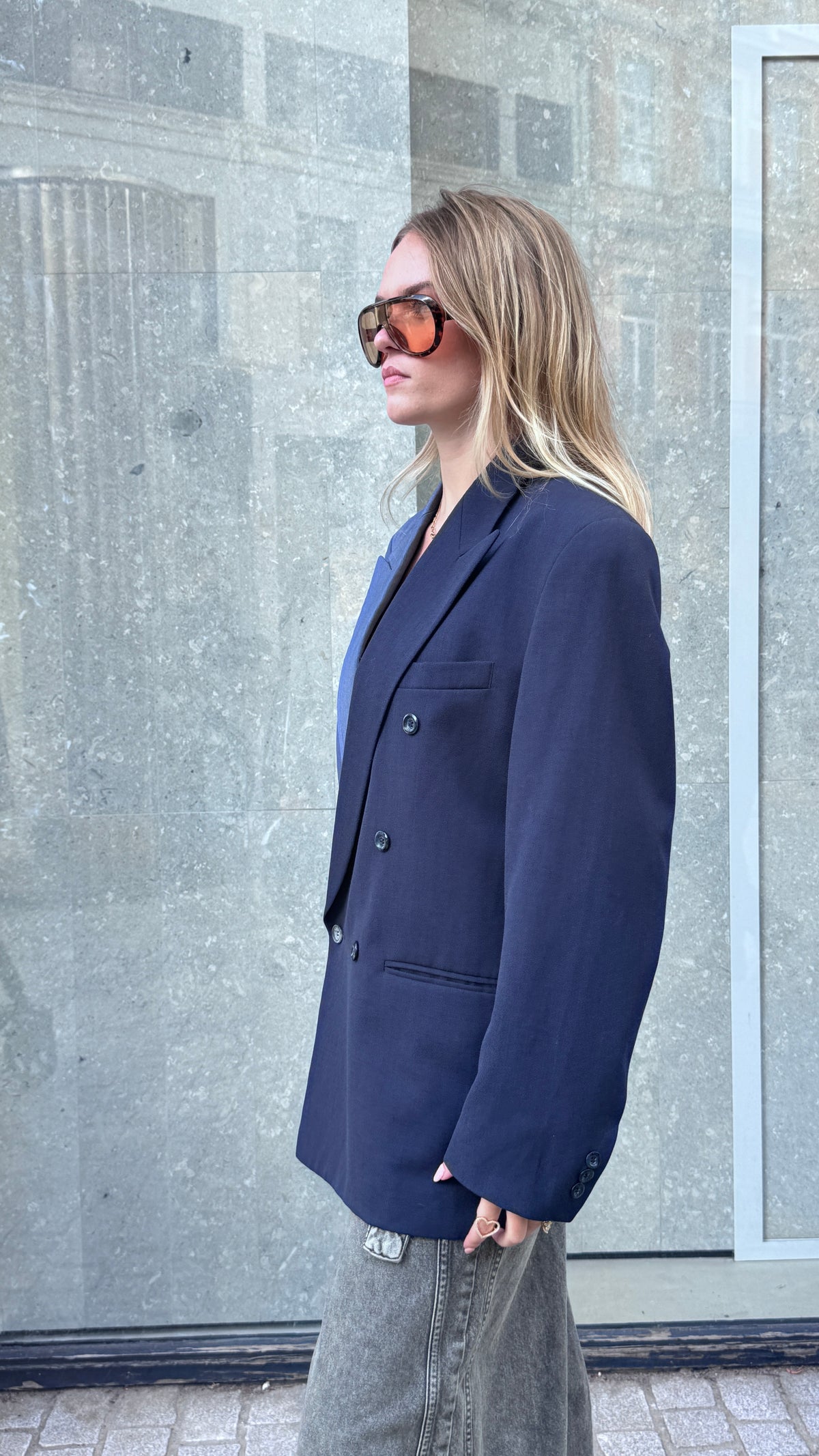 Twin Blazer Blue Navy M/L