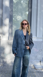 Twin Blazer Blue Grey M/L