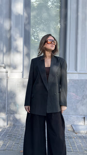 Twin Blazer stripe grey M/L