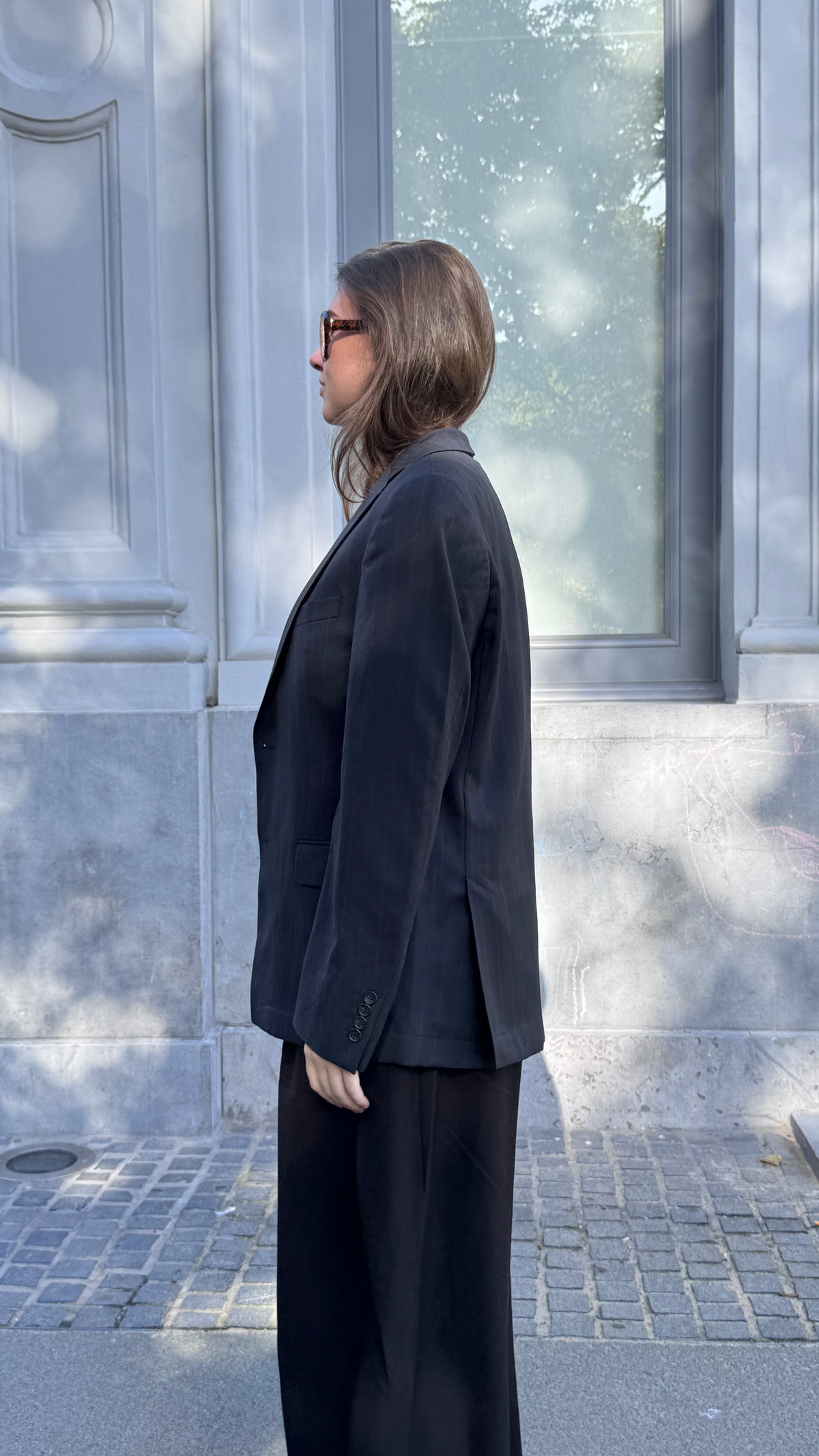 Twin Blazer Navy StripeS/M