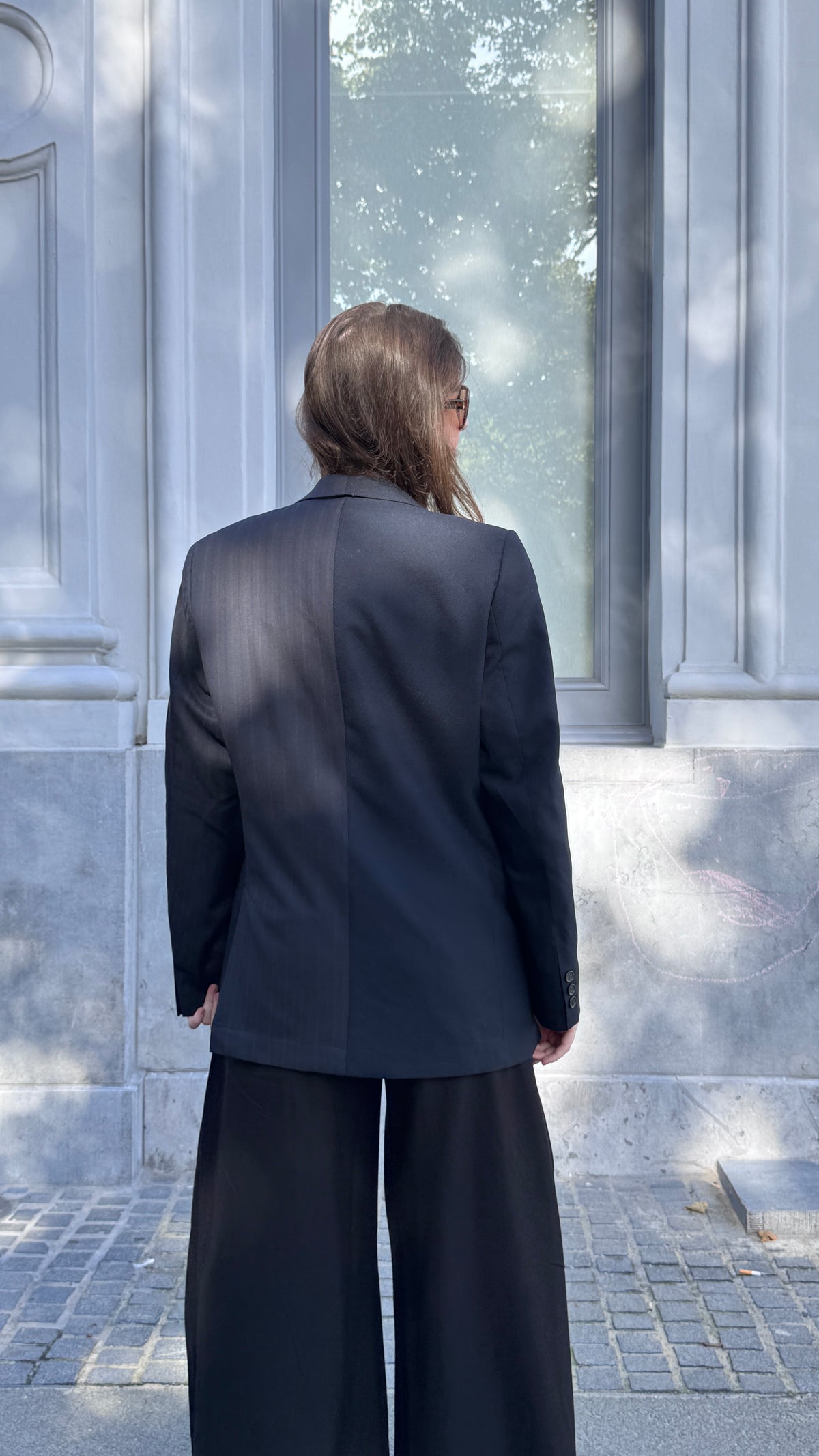 Twin Blazer Navy StripeS/M