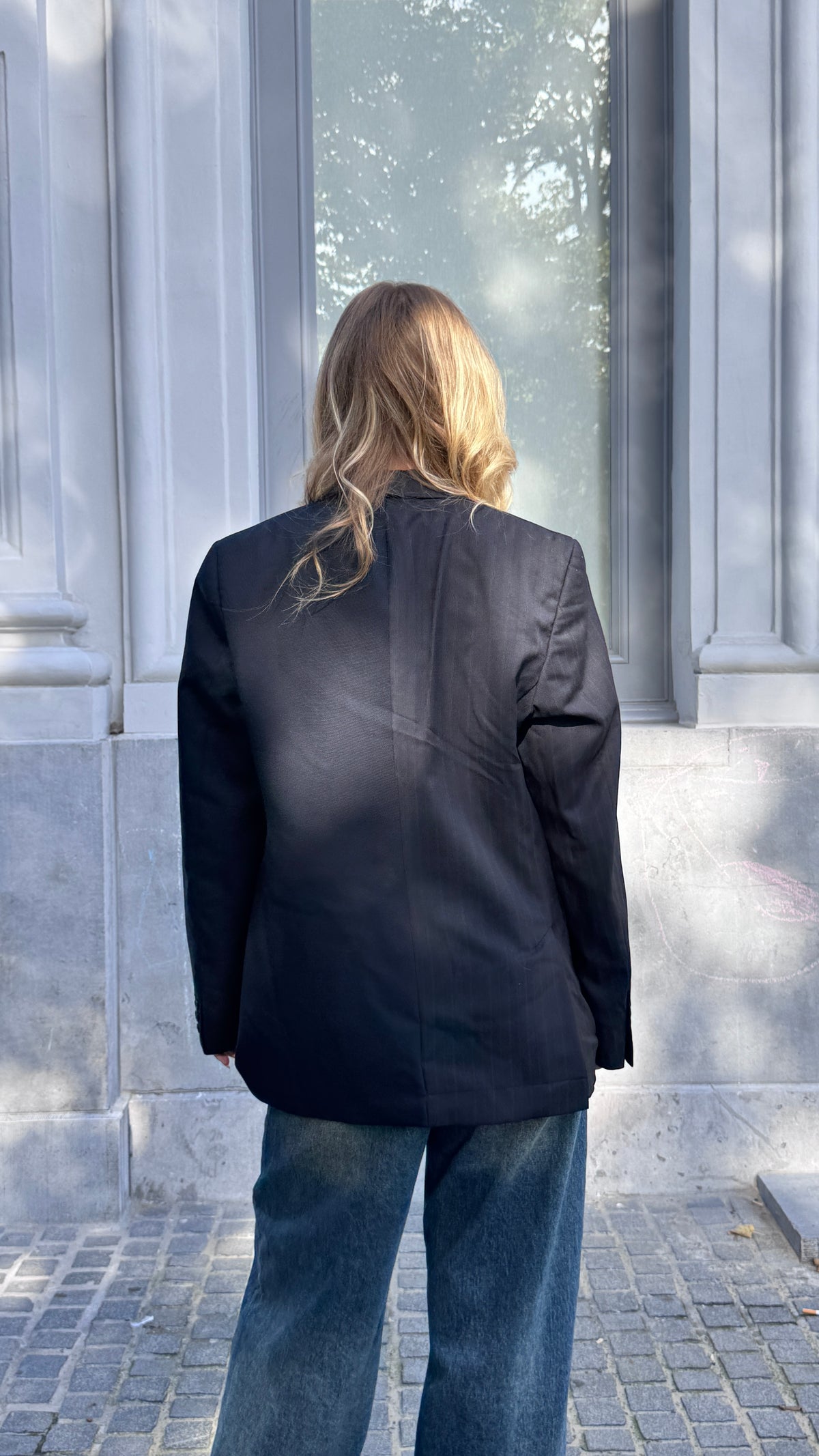 Twin Blazer Blue Stripes Navy S/M