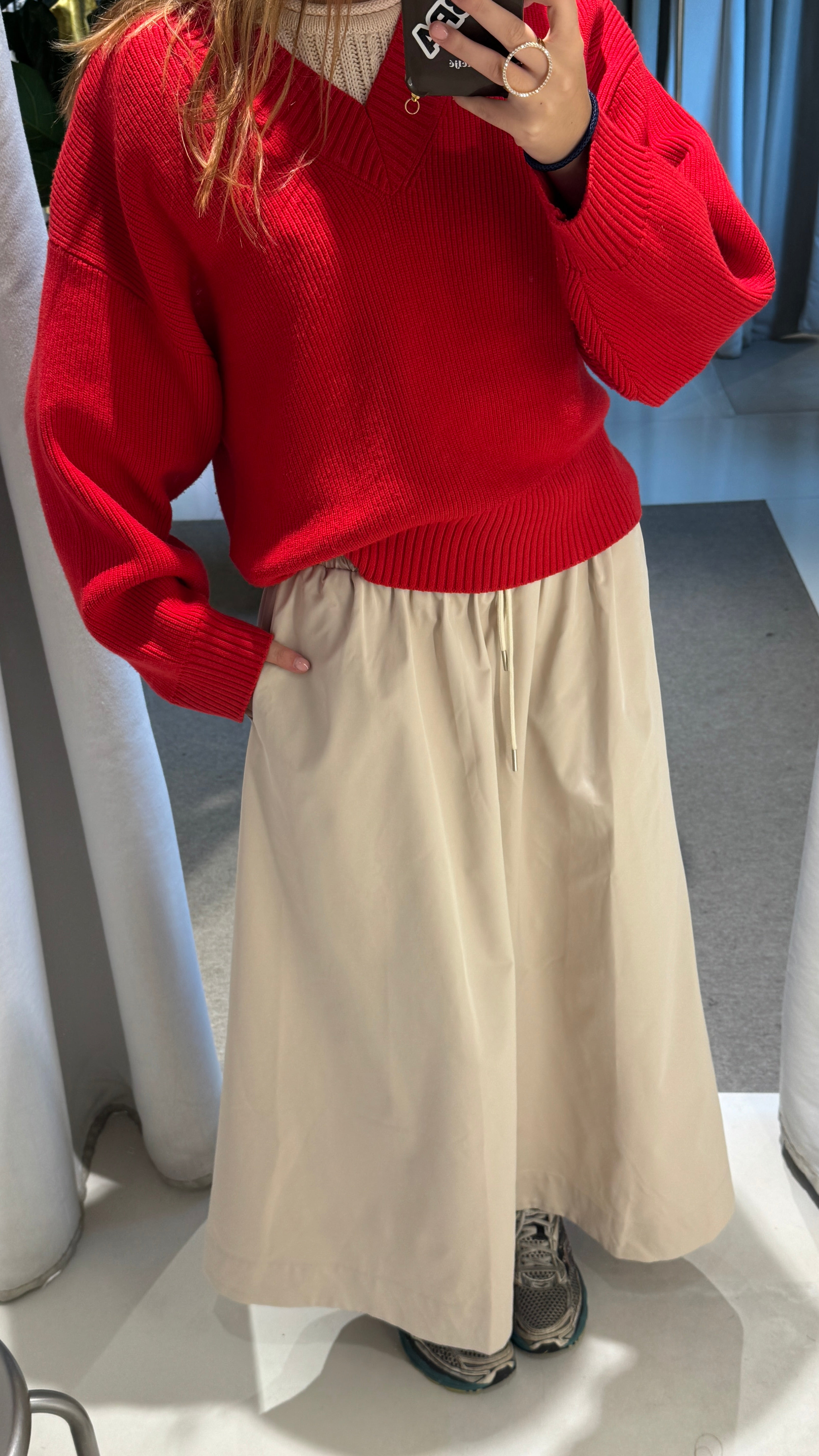 Elena skirt sand