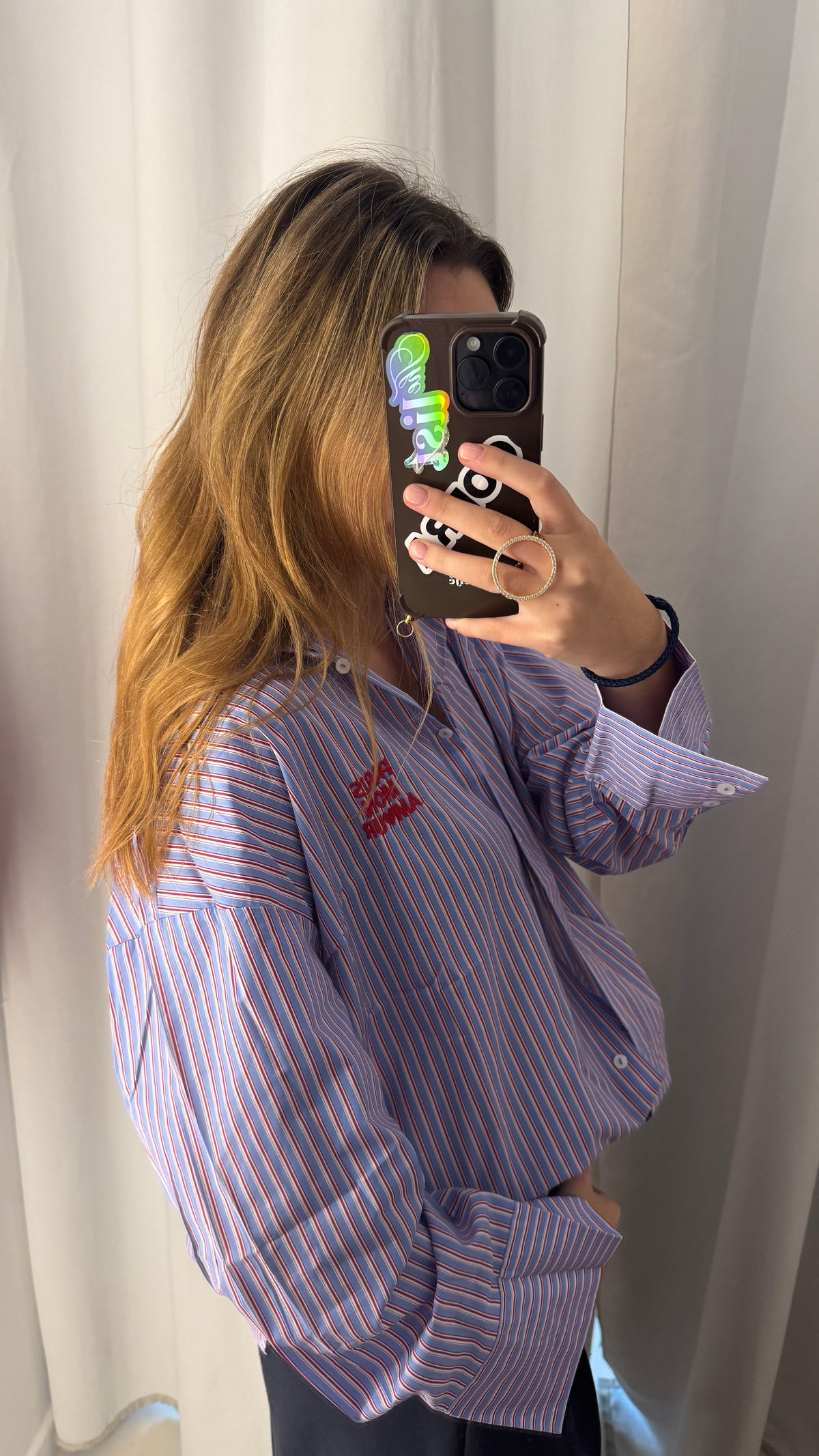 Penny shirt purple checks
