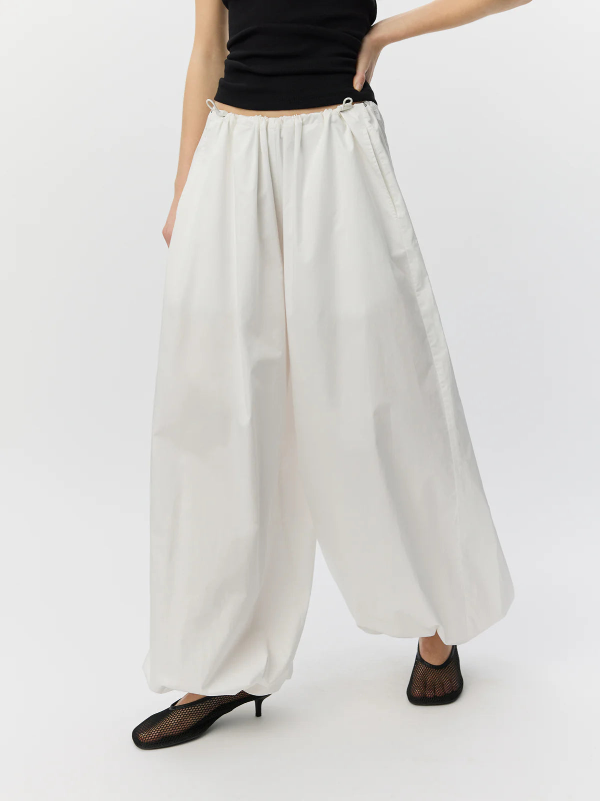 ImiraSW Balloon Pants White