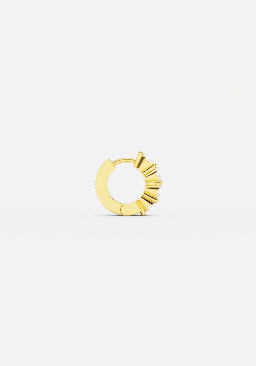 Iris xs earring gold