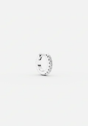 Ivy xs diamond earring 11 mm silver