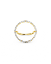 Jill Diamond Ring Gold Large