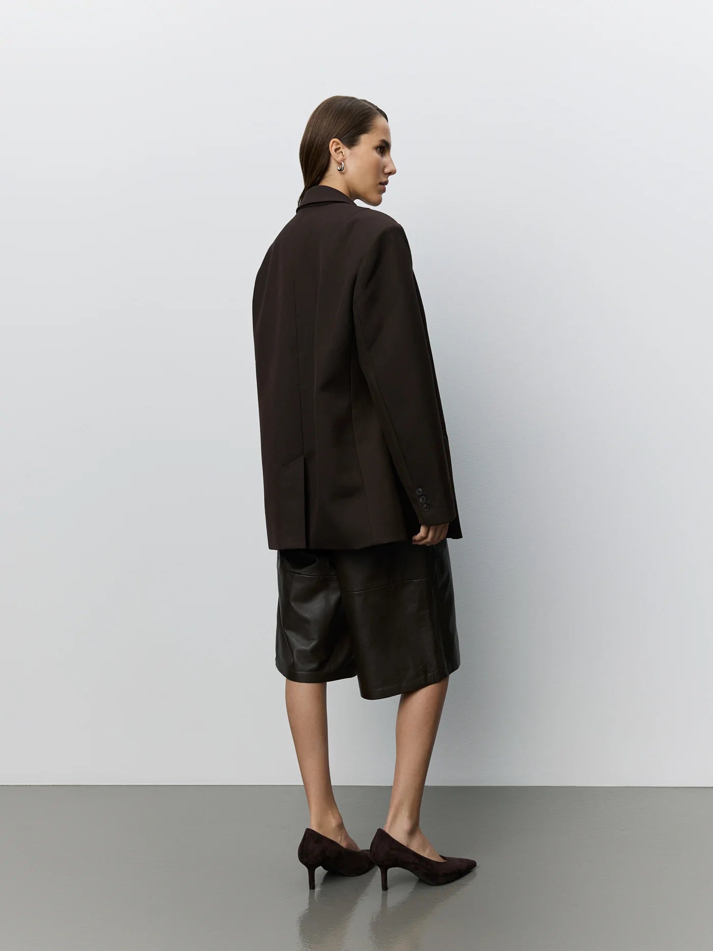 Kaisw blazer dark brown