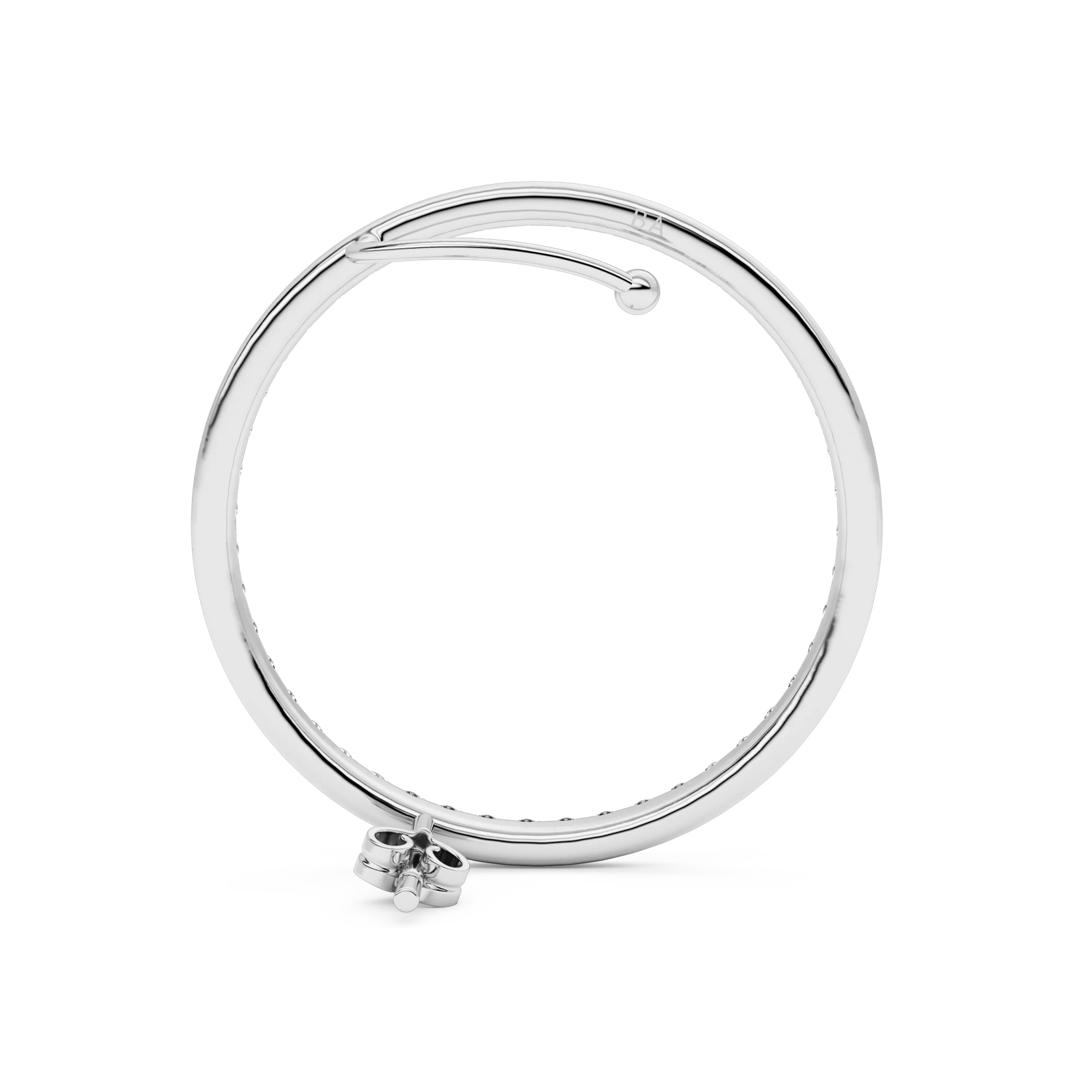 Kay earstud silver