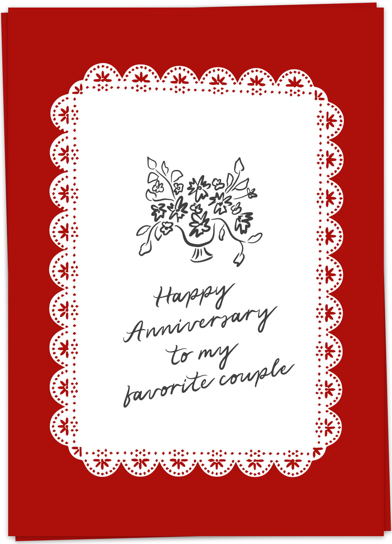 happy anniversary couple card