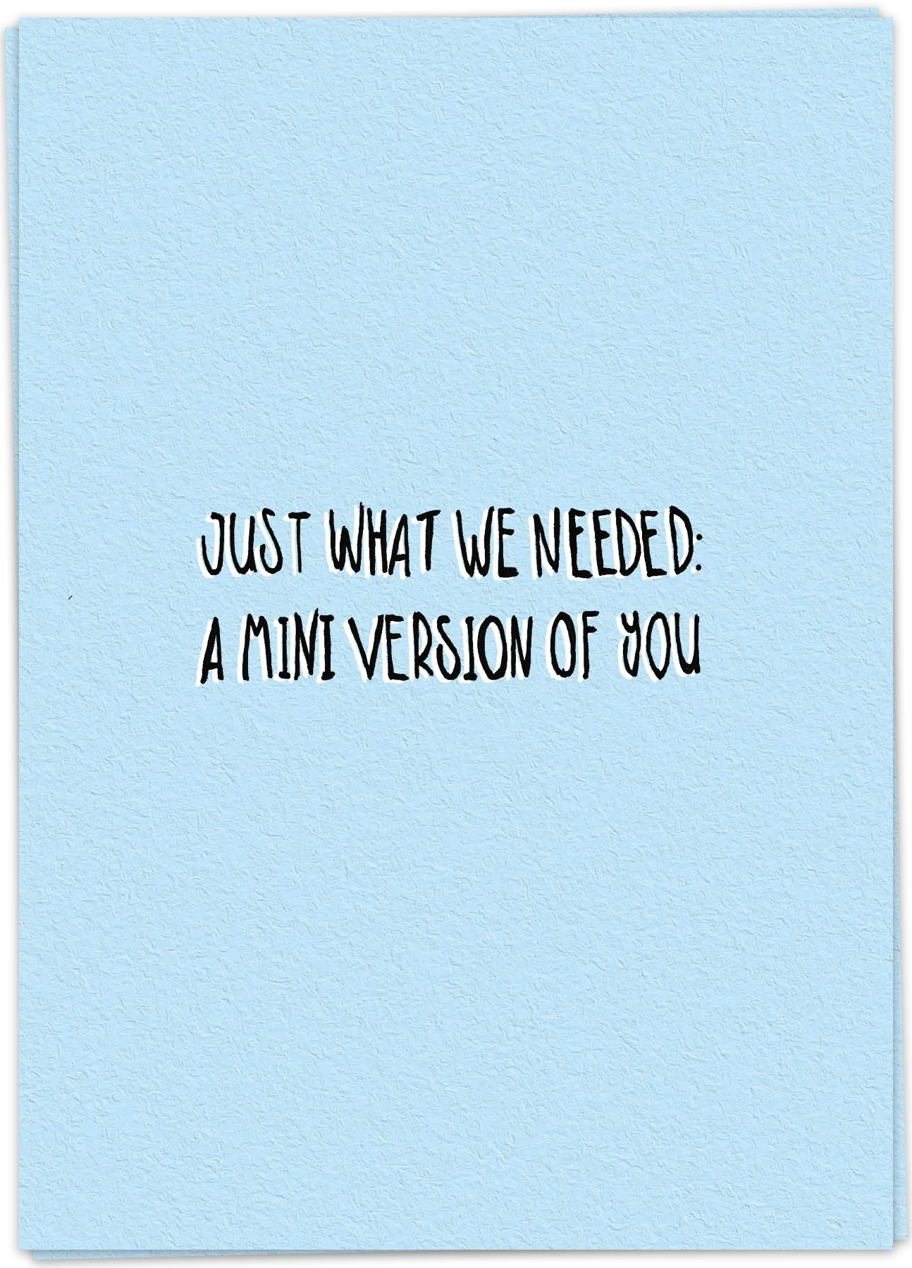 Mini version of you card