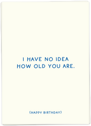 No idea how old card