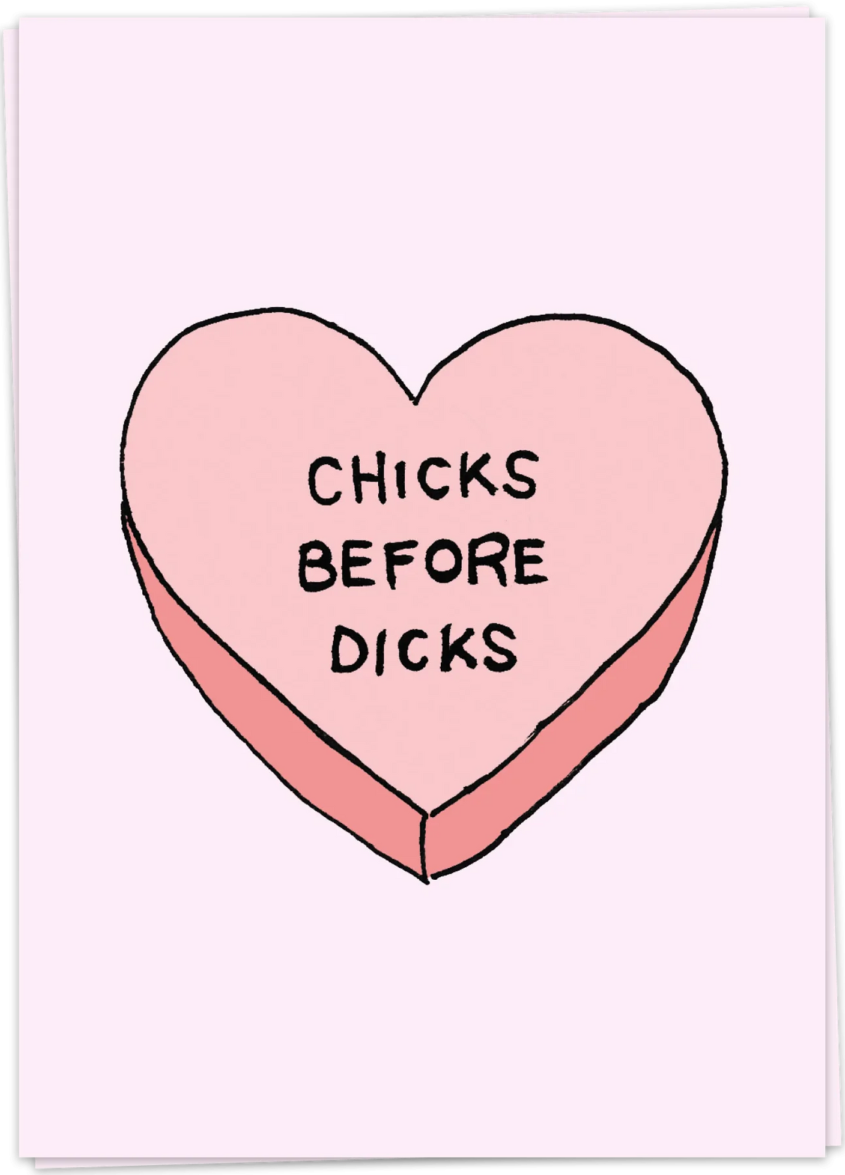 Chicks before card