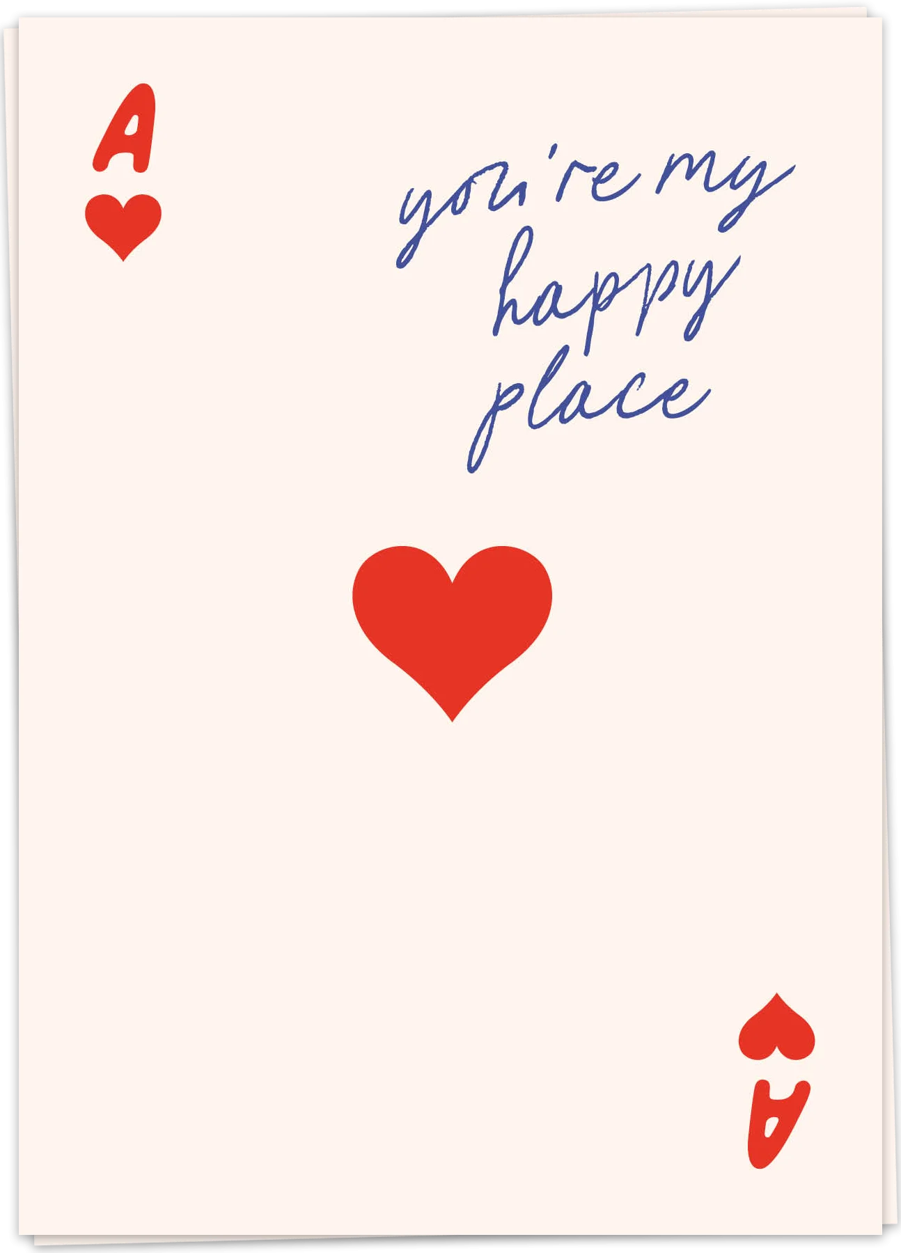 My happy place card