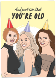 And just like that you're old card