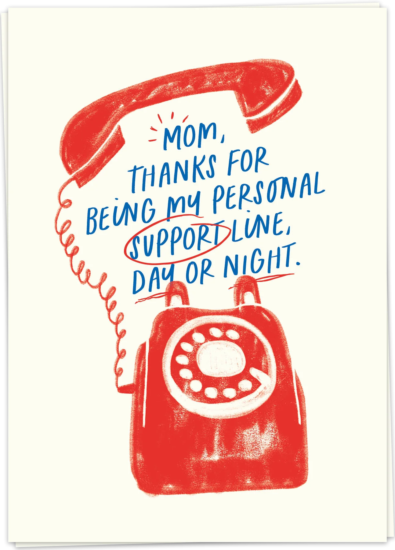 Mom support line card