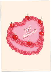 Just married card