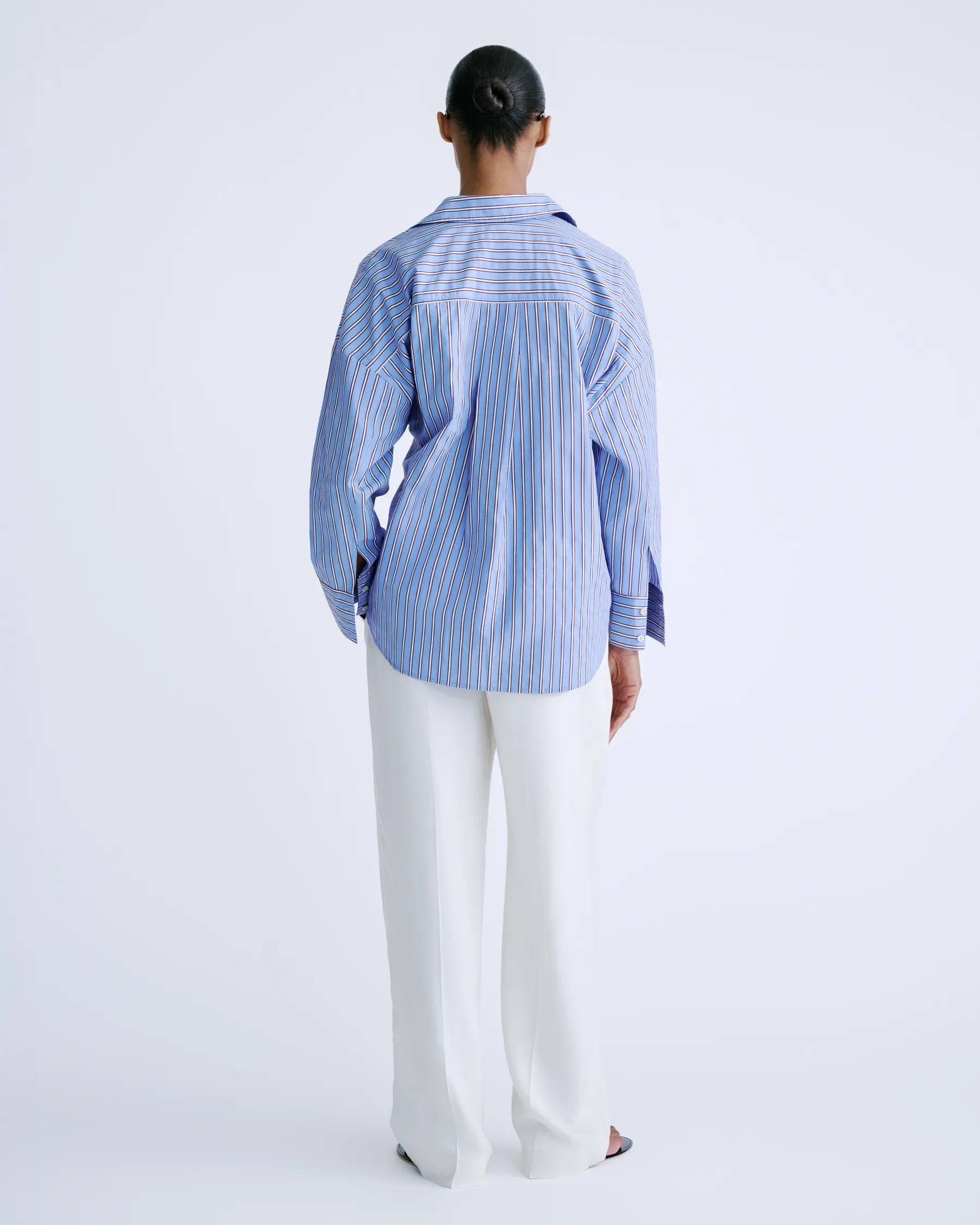 Hillary striped blouse