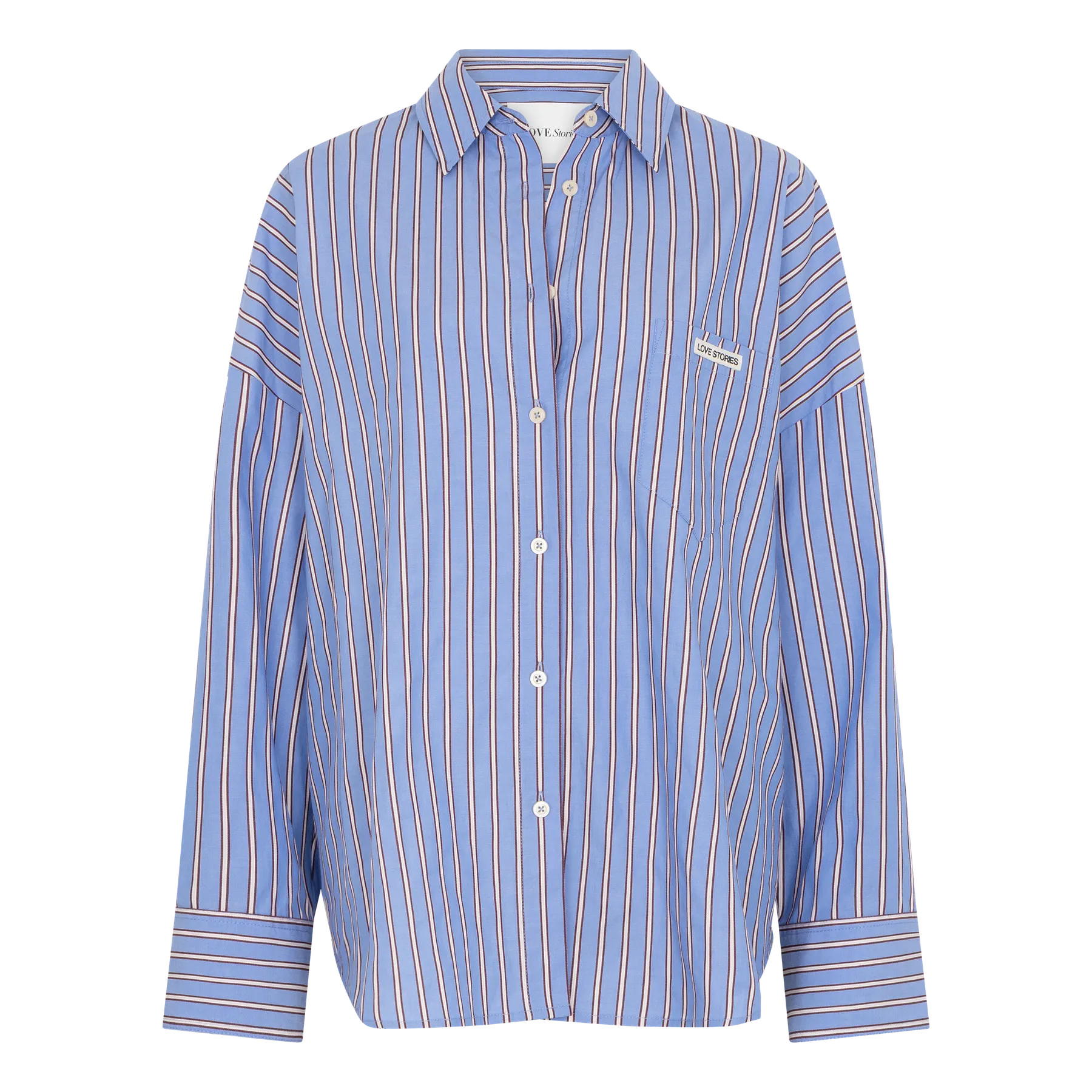 Hillary striped blouse