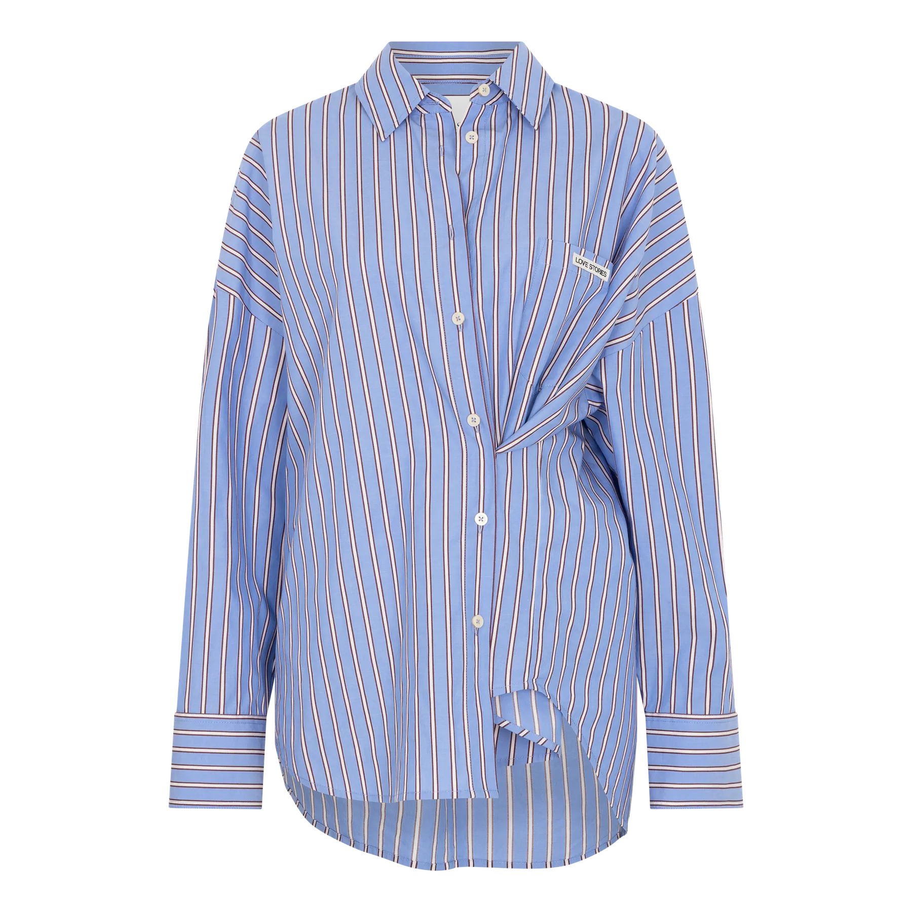 Hillary striped blouse