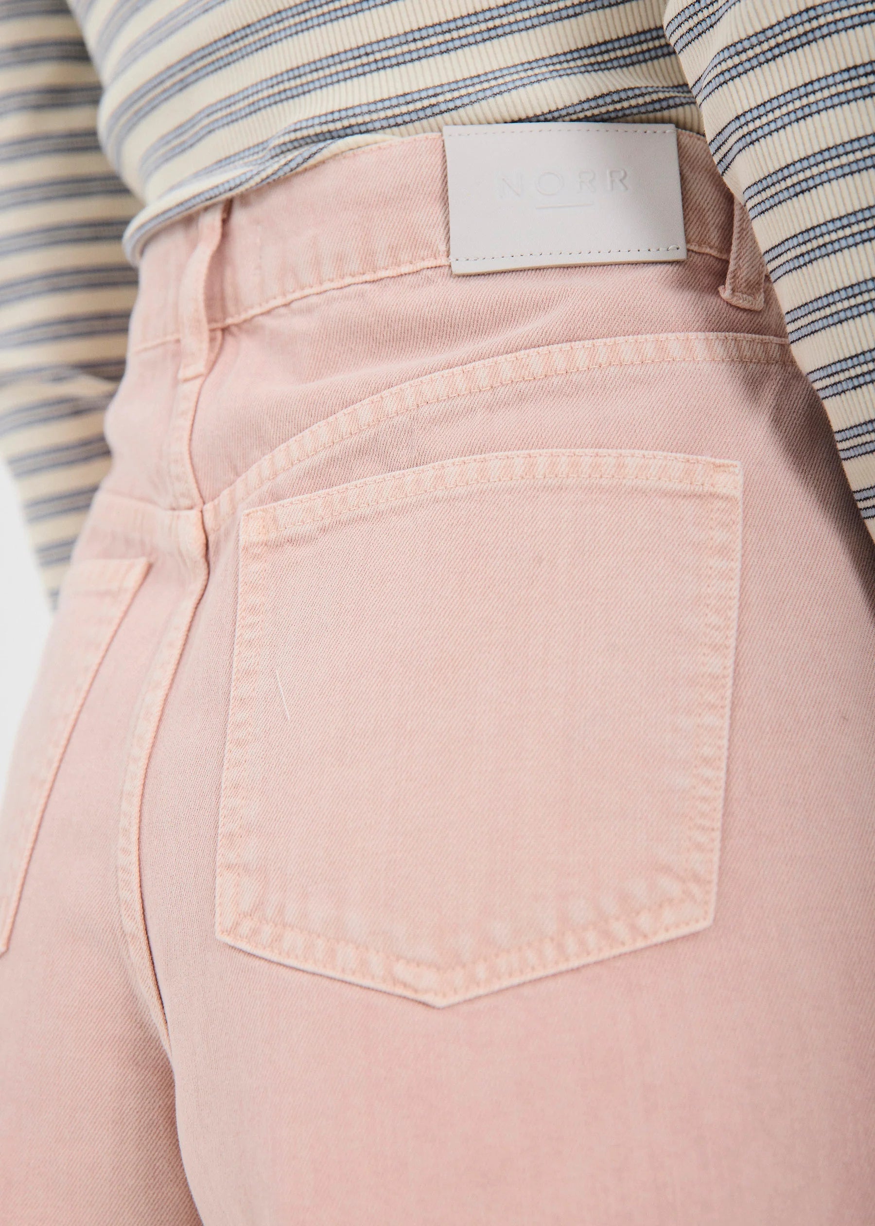 Lilah denim shorts pink