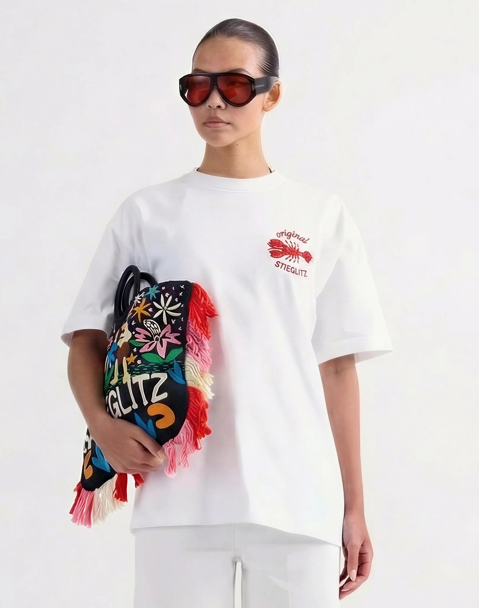 Mae oversized shirt white