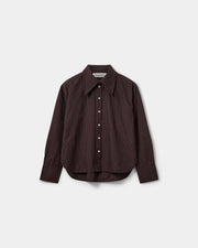 Mashasw striped shirt plum