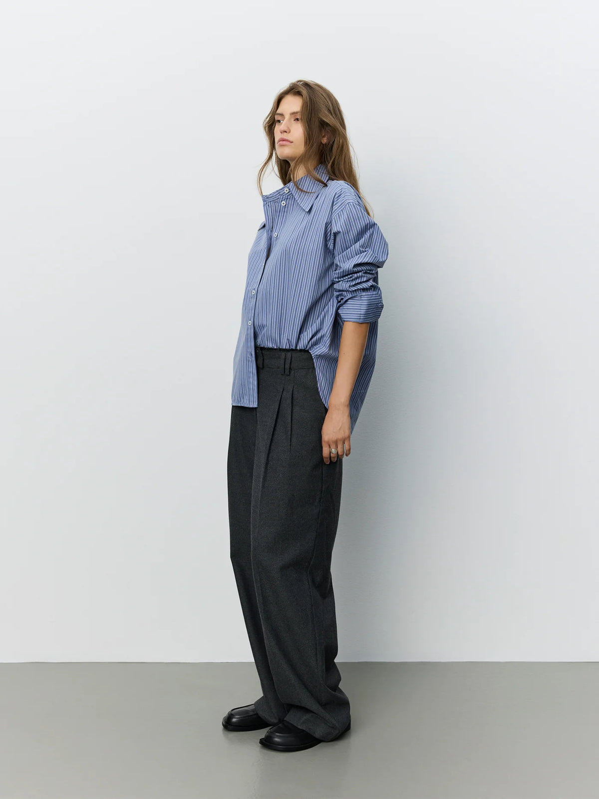 Mashaw striped shirt blue