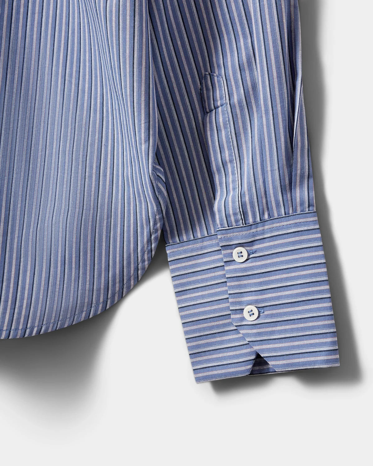 Mashaw striped shirt blue