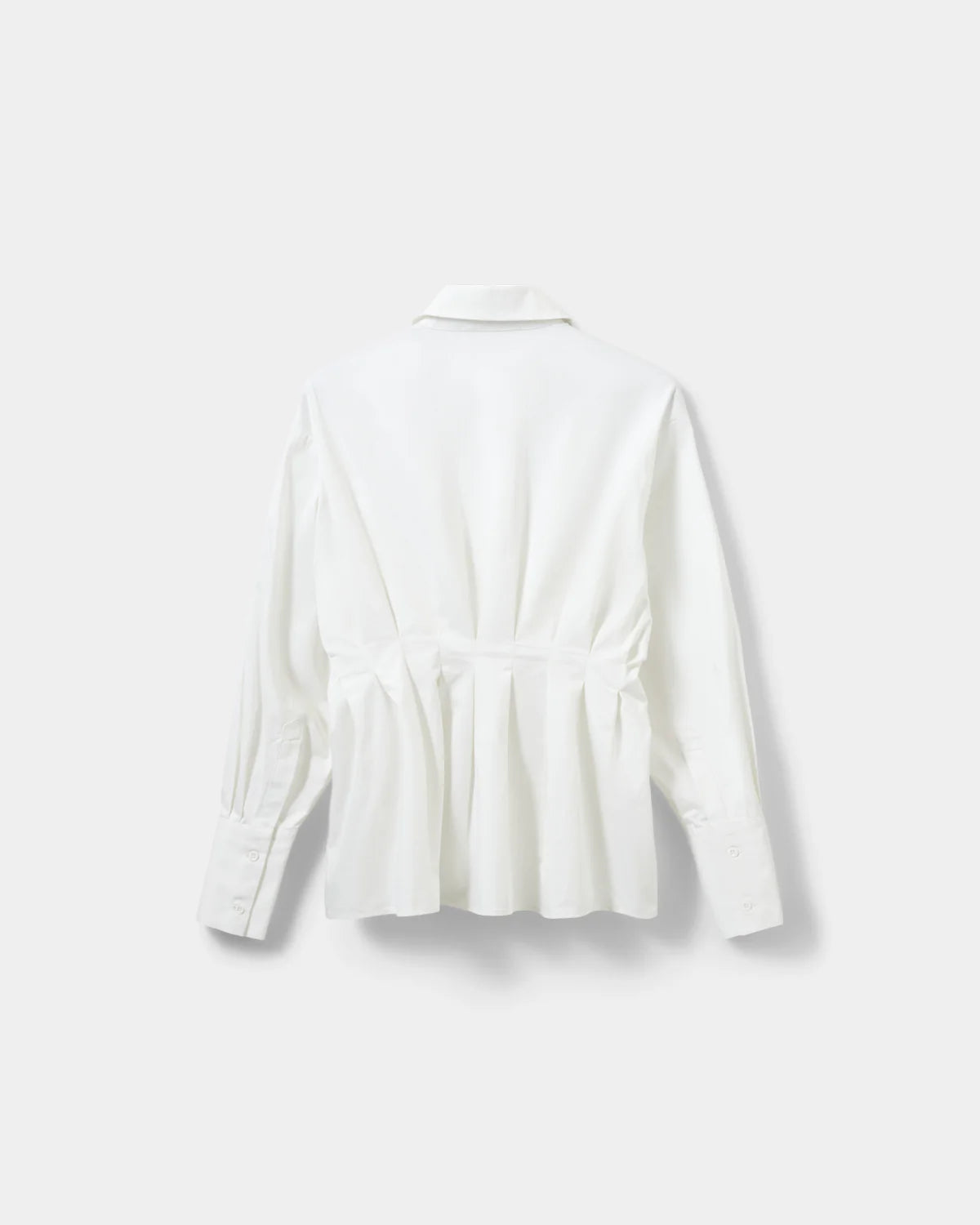 Mikrasw fitted shirt with pleats