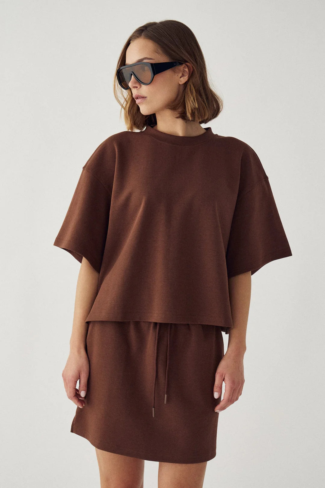 N-maple t-shirt clay