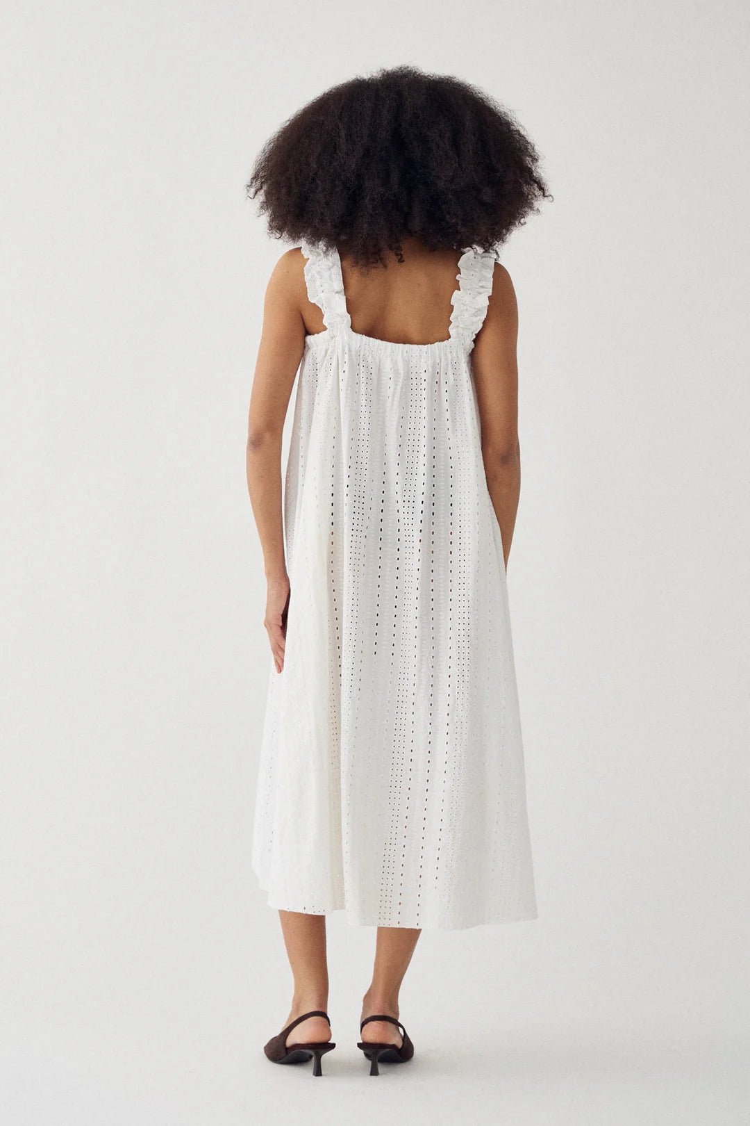 N-marli dress white