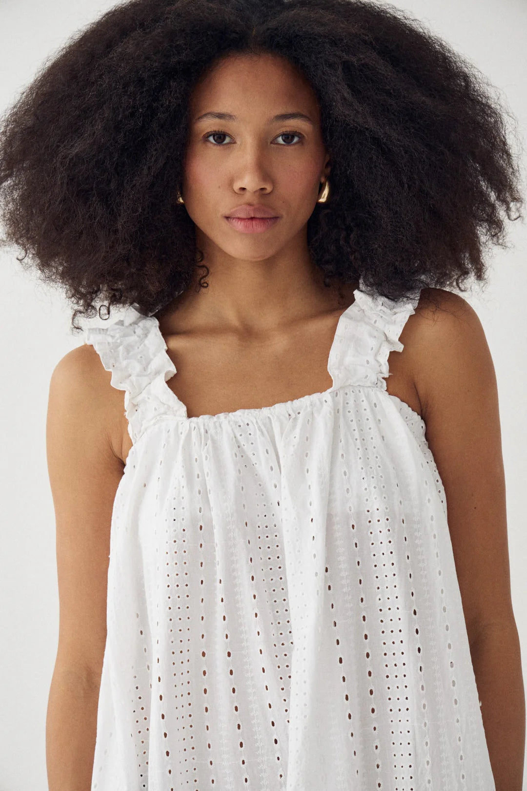 N-marli dress white