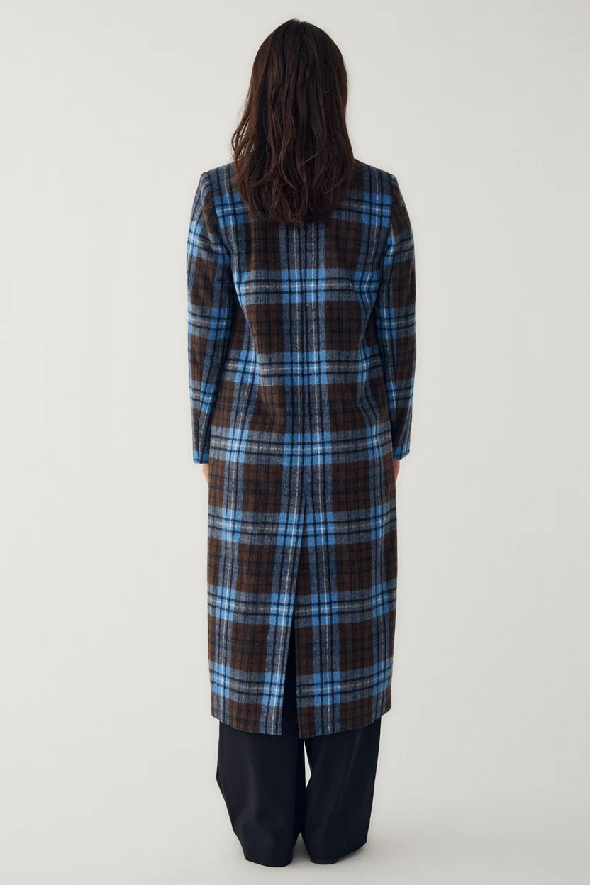 Jaci Coat Daliyah Blue Check