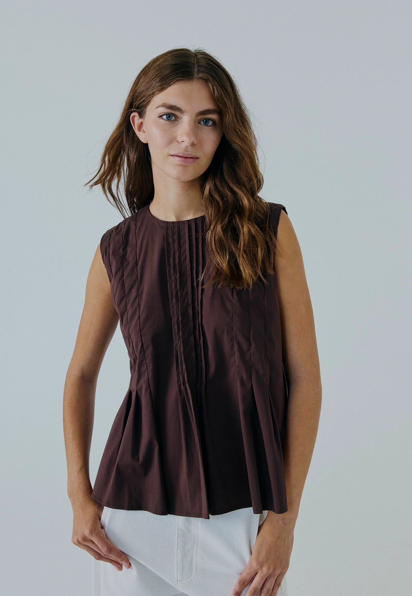 Otilia sl top dark brown