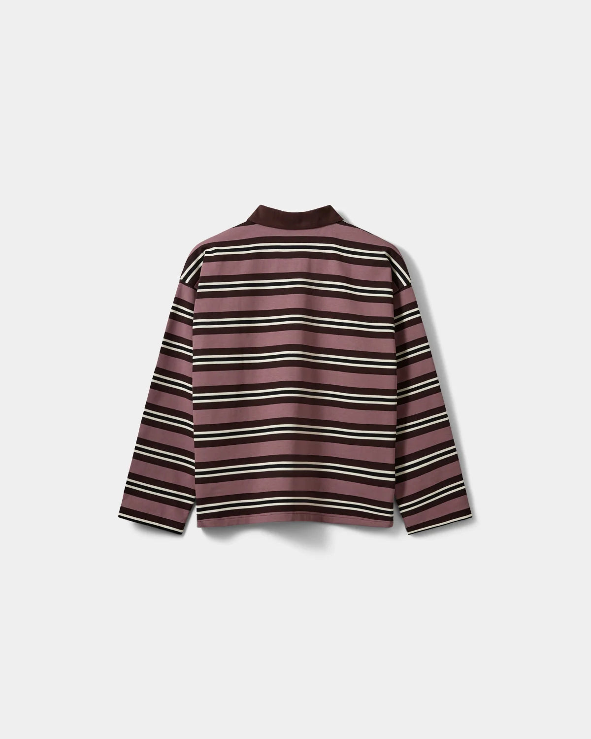 Priasw Stripe Longe Sleeve Plum
