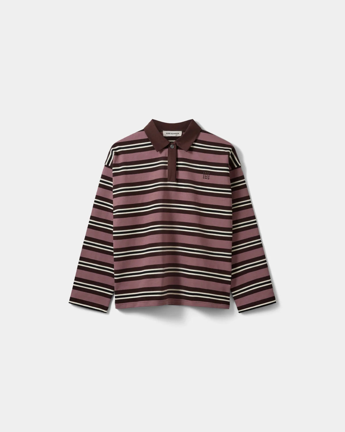 Priasw Stripe Longe Sleeve Plum