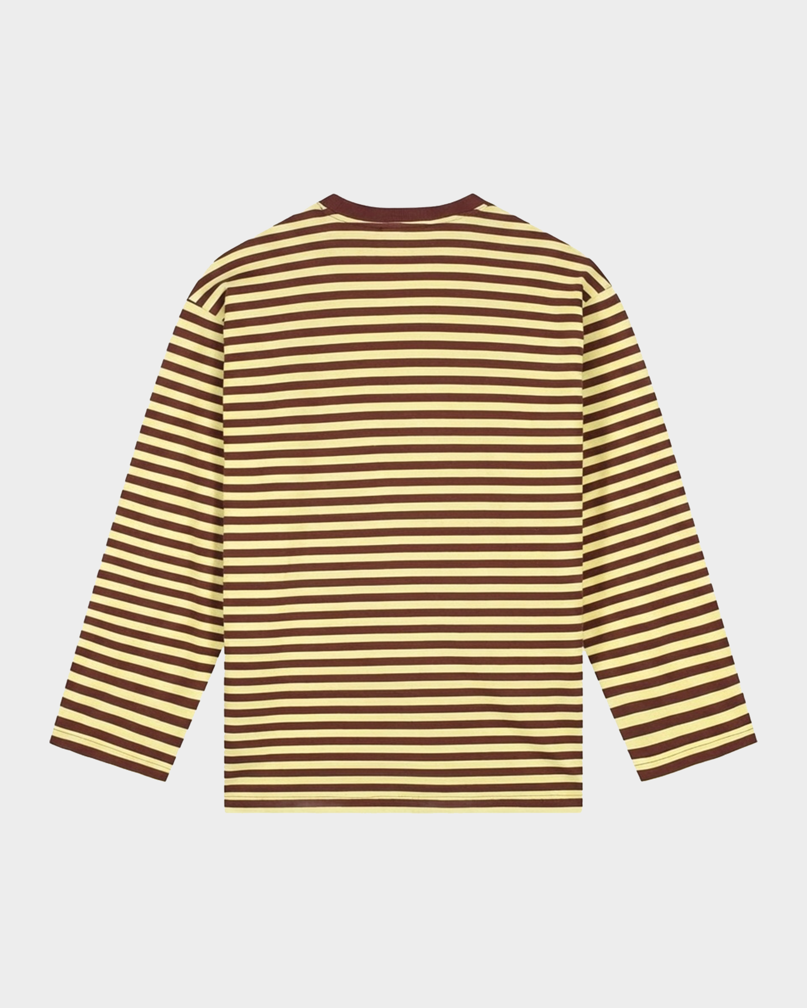 Pia wide skate longsleeve brown yellow
