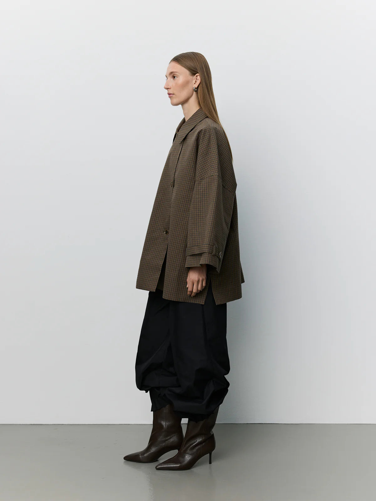 SelinaSW oversized jacket brown