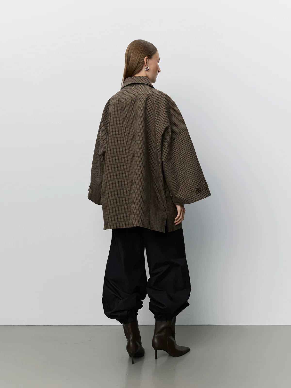 SelinaSW oversized jacket brown