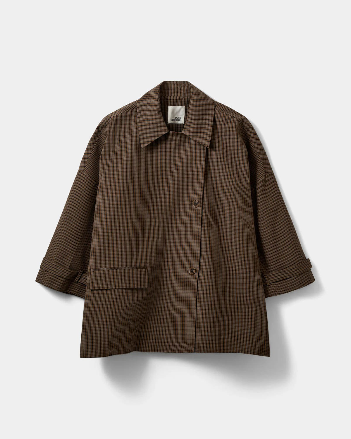 SelinaSW oversized jacket brown