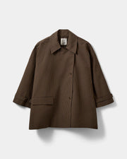 SelinaSW oversized jacket brown