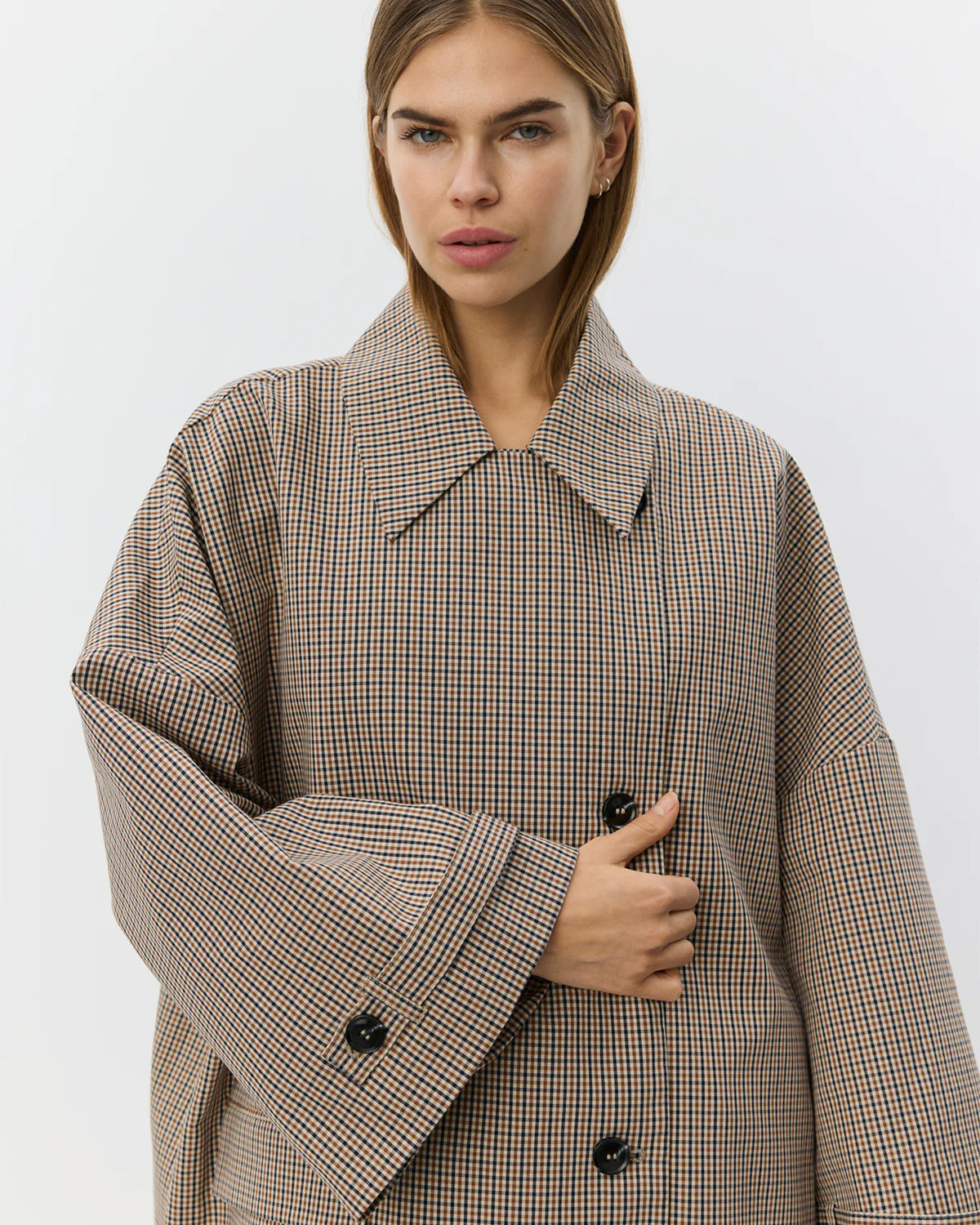 SelinaSW oversize check jacket