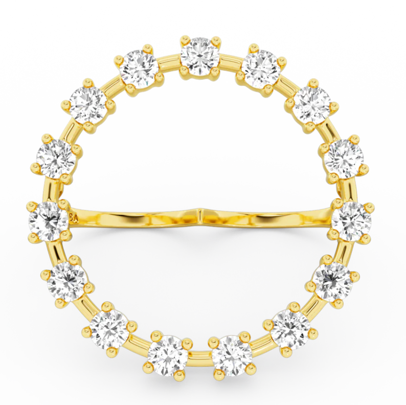 Ray diamond ring