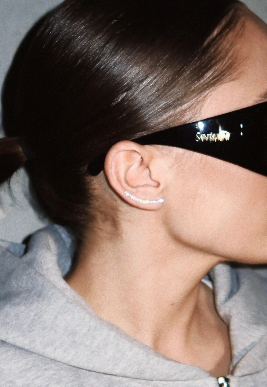 Iris climber earring
