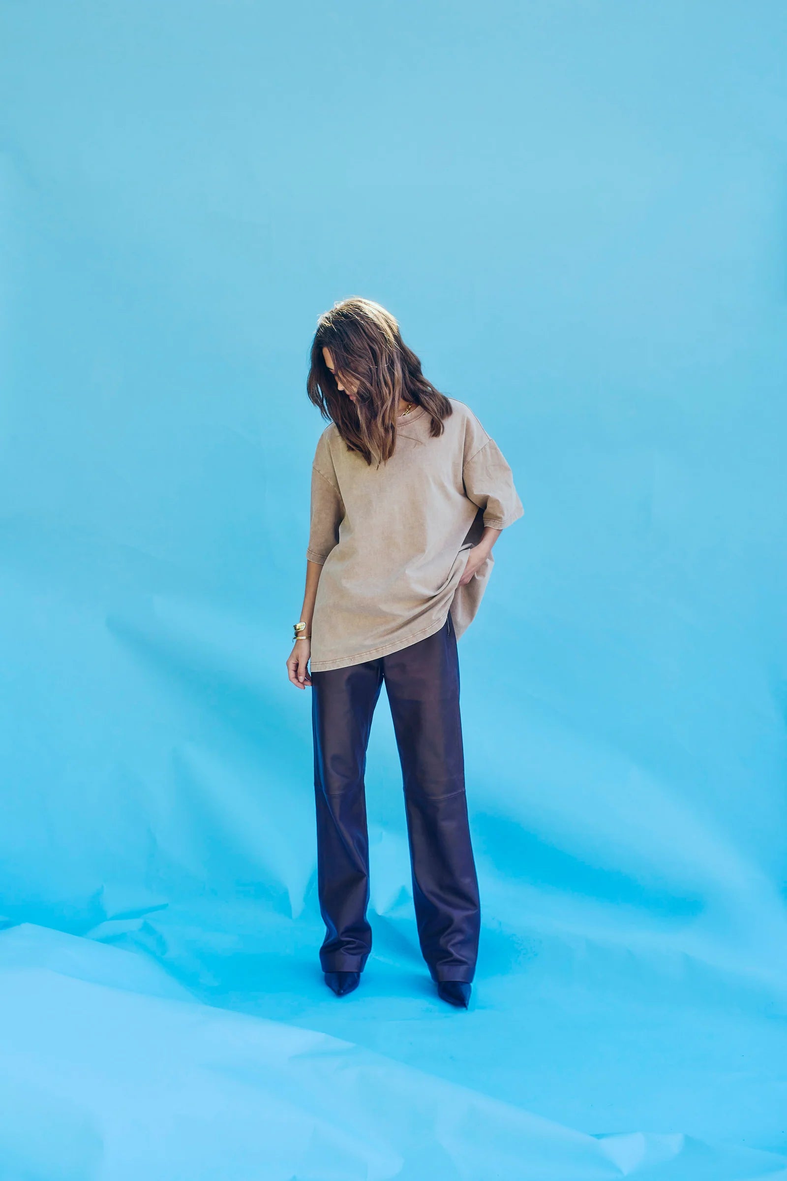 Scottie t camel washed