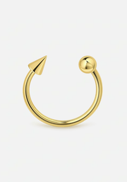 Spike ball bracelet gold